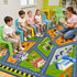 5.3x6.6 STARUIA Kids Cars Rug for Playroom, Car Rug Play Mat Non-Slip City Road Map Kids Rugs for Bedroom Boys