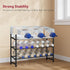 Closet 3 28-41Adjustable Closet, Tajsoon Expandable Shoe Rack for Tier, & Stackable Shoe Shelf Storage, Metal Shoe Rack