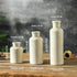 Set 3, Ceramic Vases of Whitewashed Neutral Flower Vases Home Decor, Pottery Rustic Farmhouse Decorative Vases Modern