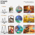 TR-LIFE 2 Pack Plate Stands for Display - 6 Inch Metal Frame Holder Stand for Picture, Decorative Plate, Book, Photo