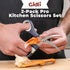Kitchen Shears by Gidli - Heavy Duty Utility Stainless Steel Scissors with Bonus Seafood Scissors & Warranty