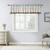 Madison Park Serene Embroidered Light Filtering Curtain Panel, 50x18, Blue for Bedroom Livingroom