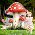 Teling 43.3 x 37.4 Inch Large Mushroom Photo Prop Party Decoration Forest
