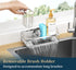 Countertop Consumest Sponge Holder for Kitchen Sink - Sink Caddy with Stainless Steel Self Drain Tray, Sink Organizer