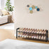 2-Tier Closet FAVOOSTY Expandable Shoe Rack, Adjustable Shoe Shelf Storage Organizer Space Saving Metal Free Standing