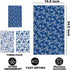 Hanamiya Na 3Pcs Exquisite Traditional Landscape Kitchen Towels, Koi Fish Floral Decorative Absorbent Microfiber Dish