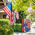 Welcome 4th of July Stars Stripes Cartoon Mouse Garden Flag - Double Sided American USA Memorial Day Yard Decor