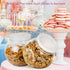 DilaBee 2-Pack Plastic Candy Jars - 96oz Large with Lids for Candy Buffet, Clear BPA-Free