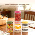 18 OZ 8 Pack (18oz-8 Pack) Overnight Oats Jars with Airtight Lids and Jar Sleeve, Glass Containers for Meal Prep