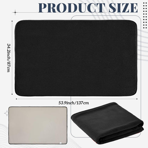Fanfanwin 1 72 34 Pcs Couples Waterproof Mat x in Lover Reusable Stainproof Blanket Quiet Easy Use Mattress Protector