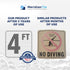 4FT 6x6 Inches Swimming (3 Pack) Aquatic Custom Tile, Pool Depth Markers, Vinyl Pool Stickers, Pool Number Markers