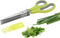 Herb Scissors 5-Blade Professional Stainless Steel - Multipurpose Kitchen Shear with Cleaning Comb