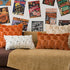 20x20 Inch Set 2 Kevin Textile Halloween Throw Pillow Covers of Ghost Spooky Faux Fur Pillow Covers Soft Fluffy Plush