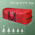 Holiday Cheer Christmas Tree Storage Bag – Heavy Duty Bag Fits Up to 9ft Tall Artificial Christmas Tree, Waterproof