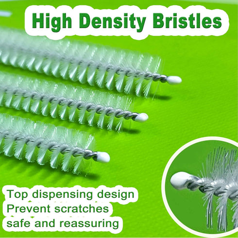 Heavy Duty Straw Cleaner Brush, 5 Size Straw Brush Cleaner with Big Circular Handle for Various Teapots & Kettles