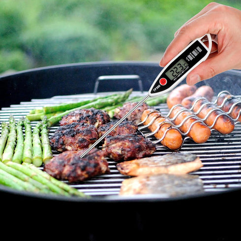 Digital Thermometer for Food, Meat, Candy, and Water, Immediate Read Thermometer for Kitchen Cooking (6 Pcs)