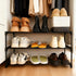 3-Tier Closet, Corridor-Closet Shoe Rack Organizer, Reversible Metal Space Saving Shoe Storage Shelf - for Entryway