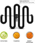 Jell-Cell Potato Masher with Silicone Protect Body, Premium Non-Scratch Stainless Steel for Smooth Mashed Potatoes