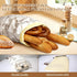 Stnopw 2 Pack Bread,17x12 Bread Bag for Homemade Reusable Beewax Food Storage Bags with Beeswax Lining,Natural Cotton