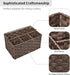 GRANNY SAYS Wicker Utensil Holder Organizer with Handle, Flatware Caddy for Kitchen, Holds Forks, Knives, Spoons,