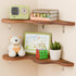 Cute Cloud Shelves, Wavy Floating Corner Shelf, Cloud Corner Wall Shelves with