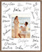 Axeman 16x20 Signature Picture Frame with 8x10 White Mat Wedding Guest Book