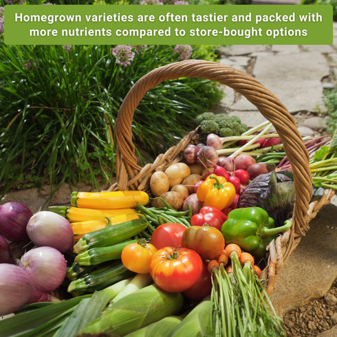 45 Sow Right Seeds - Complete Garden Seed Collection for Planting - Non-GMO Heirloom Vegetable, Herb and Flower
