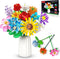 Flowers Bouquet Building Set, 980 PCS - 12 Kinds of Flowers, Botanical Collection for Mother's Day, Birthdays, Gifts
