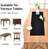 36 Inches 12X36 Inch Farmhouse Black Table Runner Small Short Table Runners Coffee Table Runner for Dresser Living Room