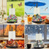 LemonRoad 17 4th Countertop Summer(Fresh) Pcs Holiday Interchangeable Kitchen Paper Towel Holder Wooden Sunflower