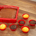 NuWave Silicone Baking Kit, 8x8-inch Baking Pan & Reusable Cupcake Liners, Red, 7pc