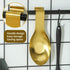 BETTWILL Gold Spoon Rest for Kitchen Counter, Stainless Steel Spoon Holder for Stove Top, Gold Kitchen Accessories