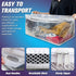 HIBAG 20 Gallon Large Storage Bag for Clothes, Zipper Clothing Organizer with Reinforced Handles
