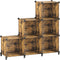 SONGMICS 6 Cube Storage Organizer, Modular Bookshelf, DIY Closet Organizers and Storage,