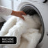 Small 2x3 Faux Fur Rug, White Fluffy Mat for Bedroom, Kids Bedroom Decor
