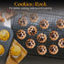 Baking Cooling Rack 2 Sets, Cookie Cooling Racks for Cooking, Baking, Roasting, Oven Safe Wire Rack