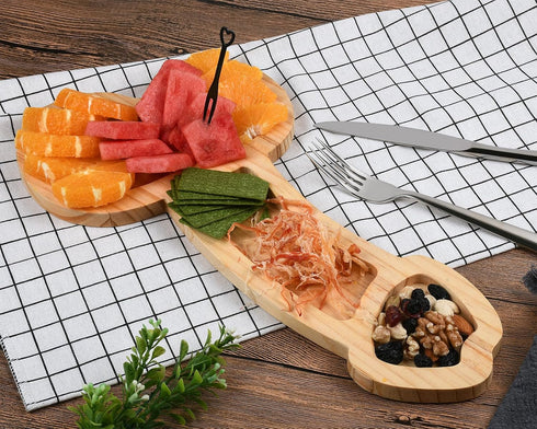 DS. DISTINCTIVE STYLE Large Funny Charcuterie Boards, Novelty Aperitif Board for Storing Cheese, Snacks, Sausages,