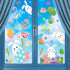 CCINEE Cute Easter Window Cling Stickers, Bunny Easter Eggs Decals for Home Decoration (12 Sheets)