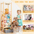 WORLDMX 57In Stuffed Animal Storage with Toys Tray, Large Wooden Stuffy Plushies Storage Holder Extra Large Capacity