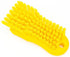 6 Inches, SPARTA Plastic Cutting Board Scrub Brush with Hanging Hole for Washing Cutting Boards, Yellow