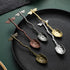 Gold Retro Dragonfly Spoon, Stainless Steel Coffee Spoon, Creative Sugar Spoon, Long Handle Spoon for Kitchen Dining