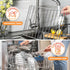 Air Fryer Wire Rack for Ninja Foodi 10 in 1 DT201 DT251, 14.4''*11.4'' Stainless Steel Baking Tray Rack