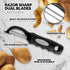 Zulay Kitchen Premium Vegetable Peeler - Swivel Peeler with Razor Sharp Stainless Steel Blades, Ergonomic Handle, Black