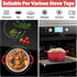 3qt TeamFar Dutch Oven, Small Enameled Cast Iron Dutch Oven Pot with Lid, For Bread Baking/Stewing/Braising/Frying