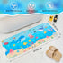 40 16 Inch Vannokor Baby Bath Mat for Tub Non Slip Kids, X Extra Long Bathtub Mat with Drain Holes and Suction Cups