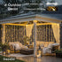 300 JMEXSUSS LED Remote Control Curtain Lights, Plug in Fairy Curtain Lights Outdoor, Window Wall Hanging String Lights
