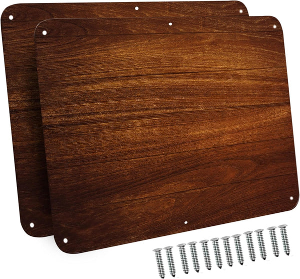 17.5inchX11.5inch Large Stainless Steel Plate for Magnets, 3M Adhesive Back, Mounting Screws,