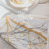 FMFUNCTEX French Front Door Curtains for Glass Door, 72 Inches White Semi-Sheer with Yellow and Grey Branch Print