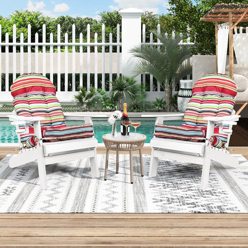 Mguio 44''L 19''W 4''H Adirondack Chair Cushion, Rocking Chair Cushions High Back, Thickened Patio Chair pad for Indoor