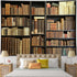 Boziqr 71X60 Inches Vintage Bookshelf Tapestry Wall Hanging Retro Library Hippie Wall Tapestries For Bedroom Living